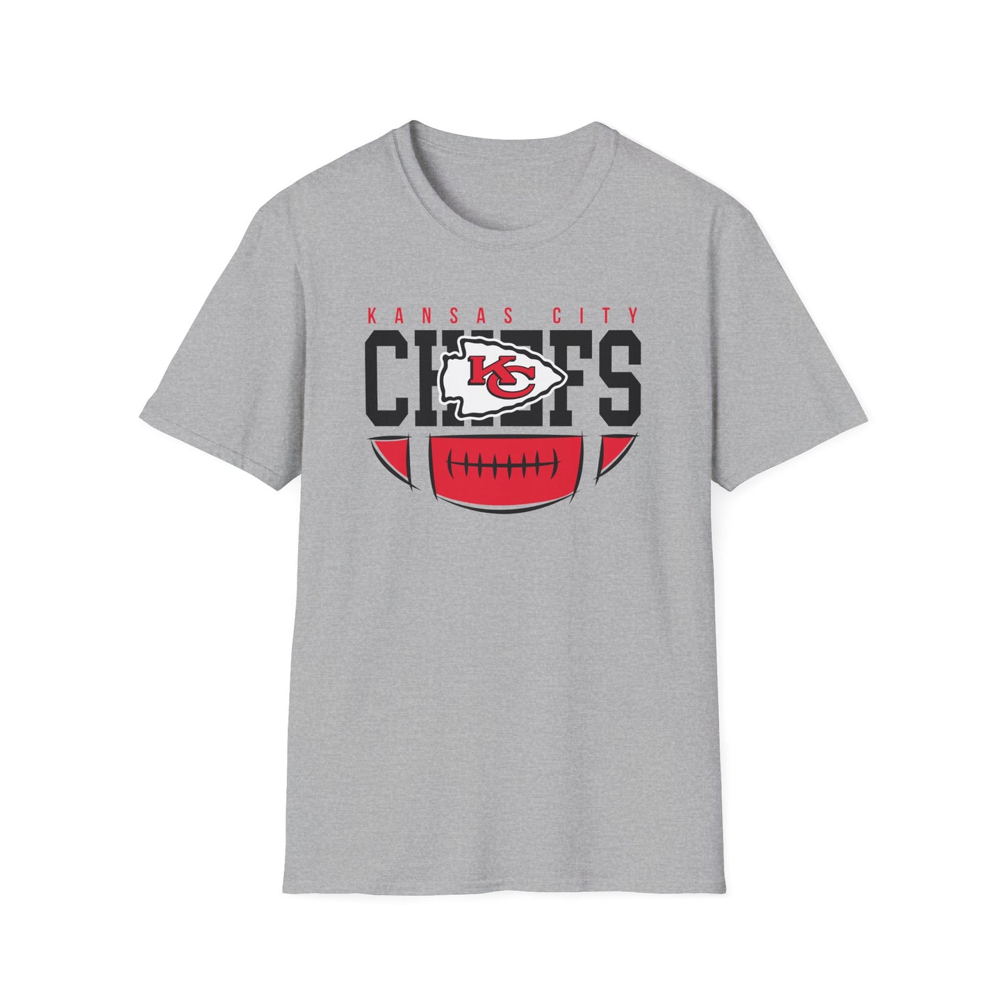 Kansas City Chiefs Unisex Softstyle T-Shirt, Football Fan Tee, Game Day Apparel, Sports Merchandise, Gift for Sports Lovers