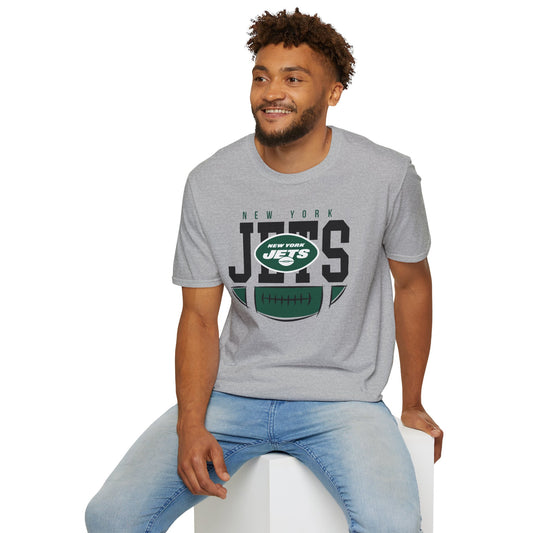 New York Jets Softstyle Unisex T-Shirt, Perfect for Game Day, Sports Fan Apparel, Casual Wear, NFL Gifts, Men's & Women's Fashion