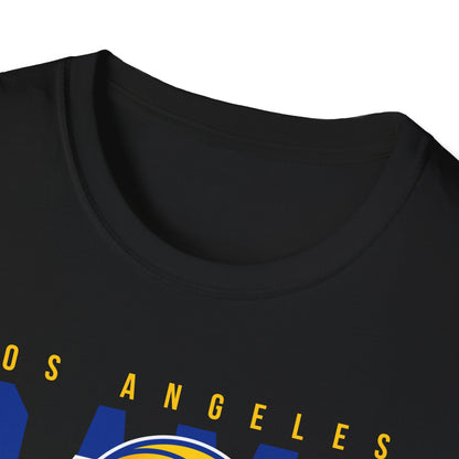 Los Angeles Rams Unisex Softstyle T-Shirt, Football Fan Apparel, Game Day Outfit, Sports Gift, Casual Wear, Team Spirit Tee