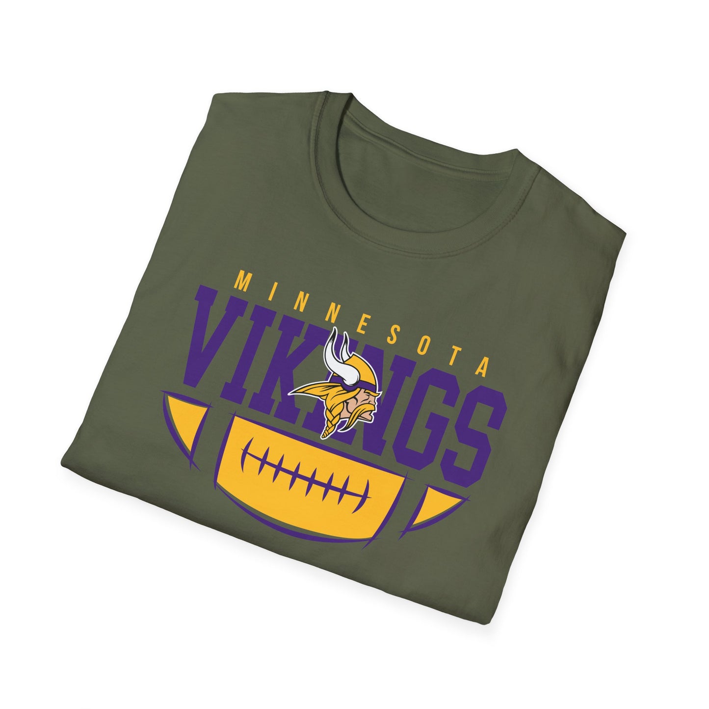 Minnesota Vikings Unisex T-Shirt - Softstyle Tee for Fans, Game Day Outfit, Unique Gift, Sports Apparel, Team Merchandise
