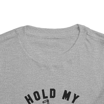 Fun Toddler Tee - "Hold My Juice Box and Watch This" - Perfect for Playdates, Birthdays, Summer Fun, Gift for Kids, Toddler Clothes