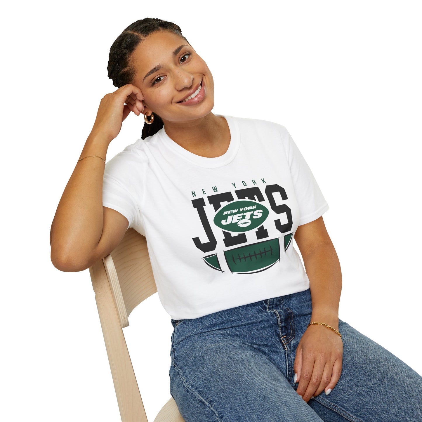 New York Jets Softstyle Unisex T-Shirt, Perfect for Game Day, Sports Fan Apparel, Casual Wear, NFL Gifts, Men's & Women's Fashion