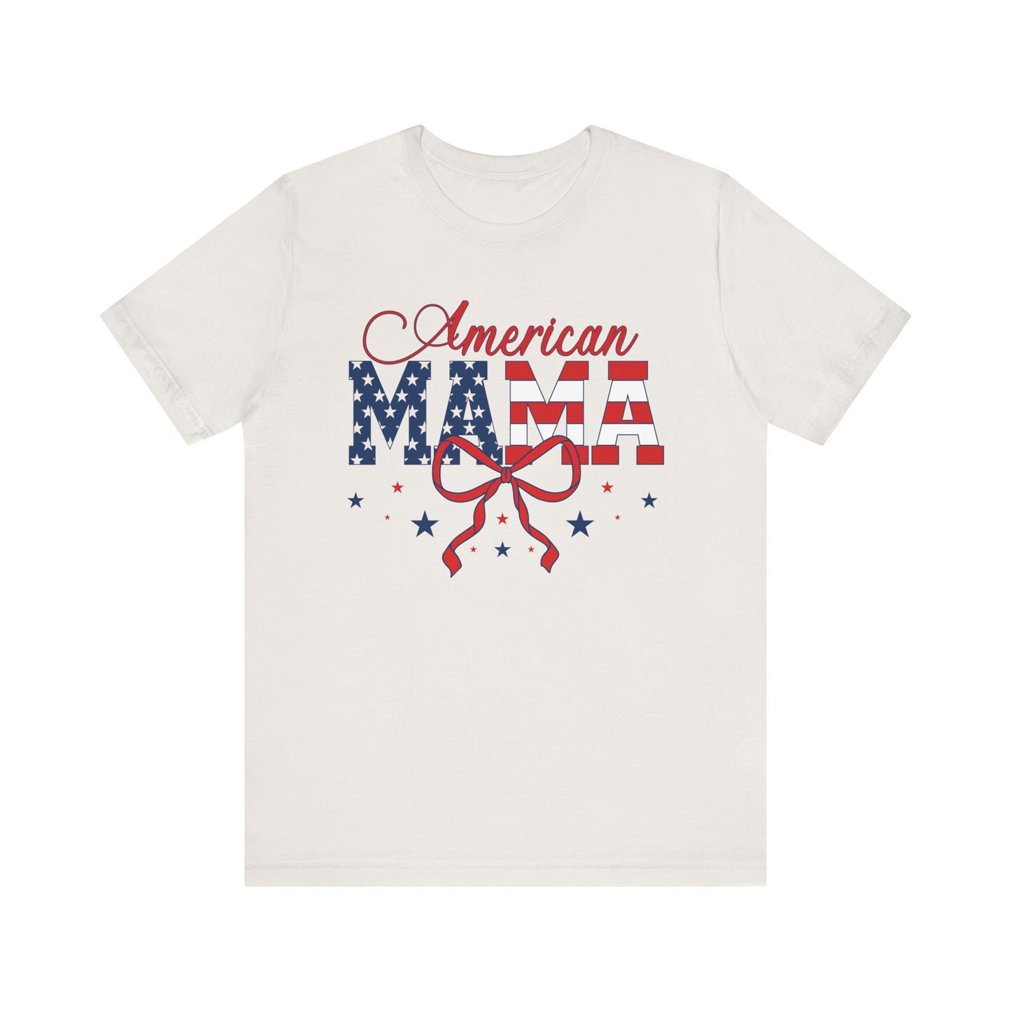 American Mama Patriotic Tee, Fourth of July T-Shirt, Independence Day Shirt, Summer Holiday Apparel, Gift for Moms