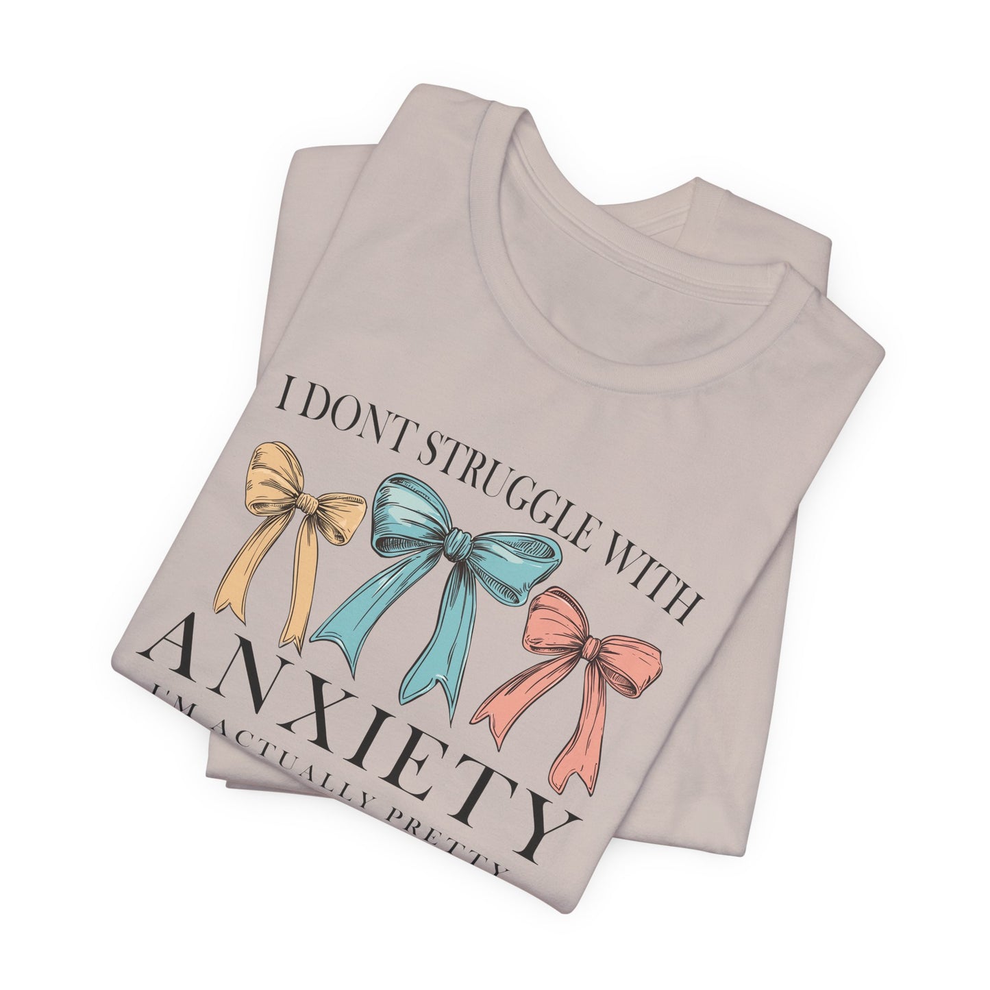 Anxiety Awareness Tee, Comfortable Unisex Shirt, Support Mental Health, Empowering Gift, Everyday Casual Wear