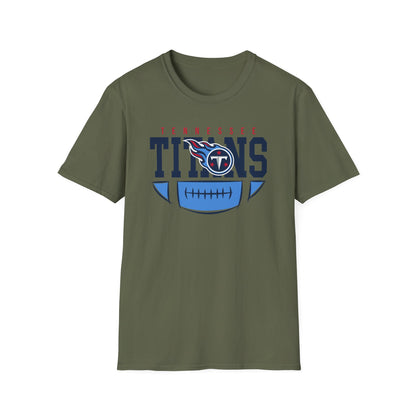 T-Shirt with Tennessee Titans Graphic, Perfect for Game Day, Sports Fans, Casual Wear, Gift for Him or Her, Unisex Apparel