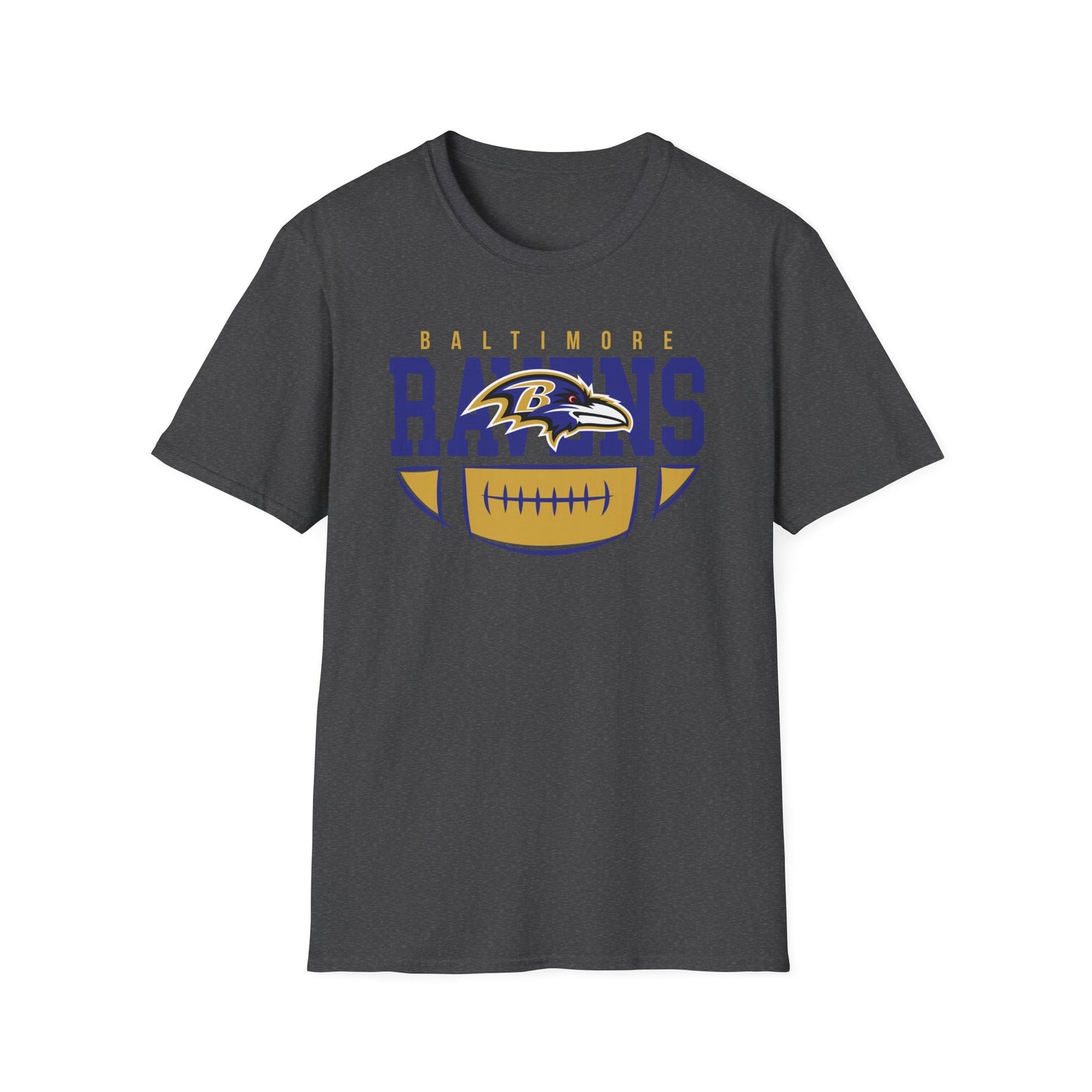 Baltimore Ravens Softstyle T-Shirt, Casual Sports Tee, Gift for Fans, Game Day Apparel, Unisex T-Shirt, Team Spirit Wear