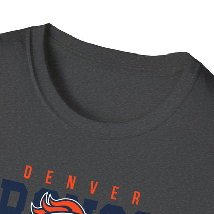 Denver Broncos Unisex Softstyle T-Shirt, Football Tee, Game Day Shirt, Sports Apparel, Fan Gear, Gift for Sports Lovers