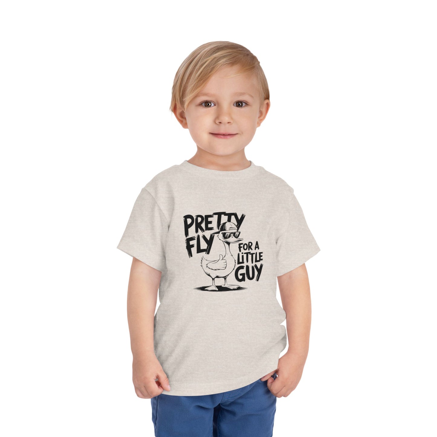 Pretty Fly Toddler Tee - Cool Kids Shirt, Cute Gift for Little Boys, Summer Outfit, Birthday Gift, Fun Graphic Tee