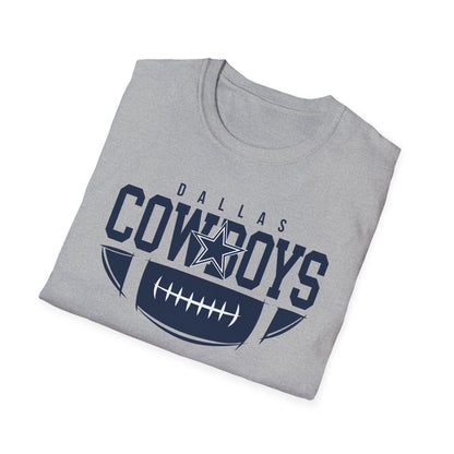 Dallas Cowboys Unisex Softstyle T-Shirt | Casual Fan Gear, Sports Apparel, Game Day Wear, Gift for Football Fans, Team Merchandise