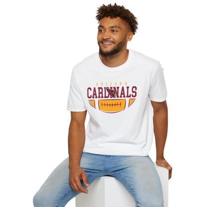 Arizona Cardinals Unisex Softstyle T-Shirt | Sports Fan Apparel, Game Day Top, Casual Wear, Gift for Him, Birthday Present