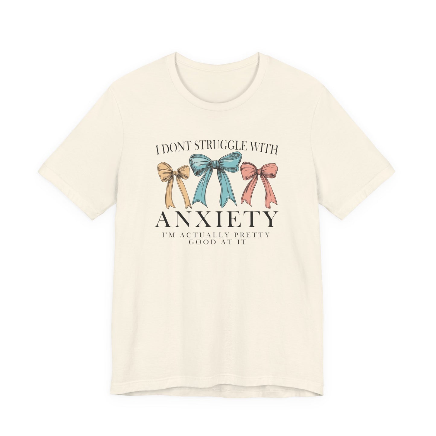 Anxiety Awareness Tee, Comfortable Unisex Shirt, Support Mental Health, Empowering Gift, Everyday Casual Wear