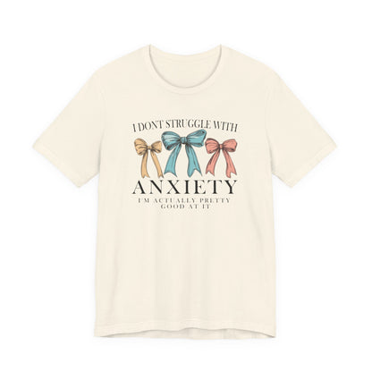 Anxiety Awareness Tee, Comfortable Unisex Shirt, Support Mental Health, Empowering Gift, Everyday Casual Wear