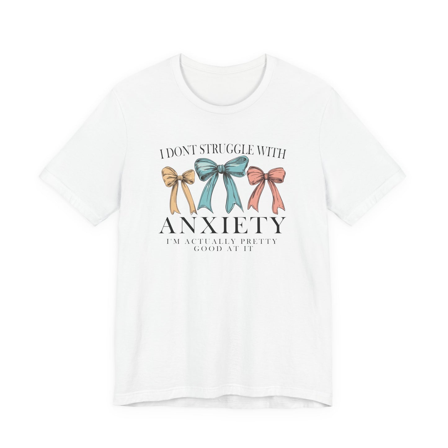 Anxiety Awareness Tee, Comfortable Unisex Shirt, Support Mental Health, Empowering Gift, Everyday Casual Wear