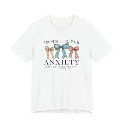 Anxiety Awareness Tee, Comfortable Unisex Shirt, Support Mental Health, Empowering Gift, Everyday Casual Wear
