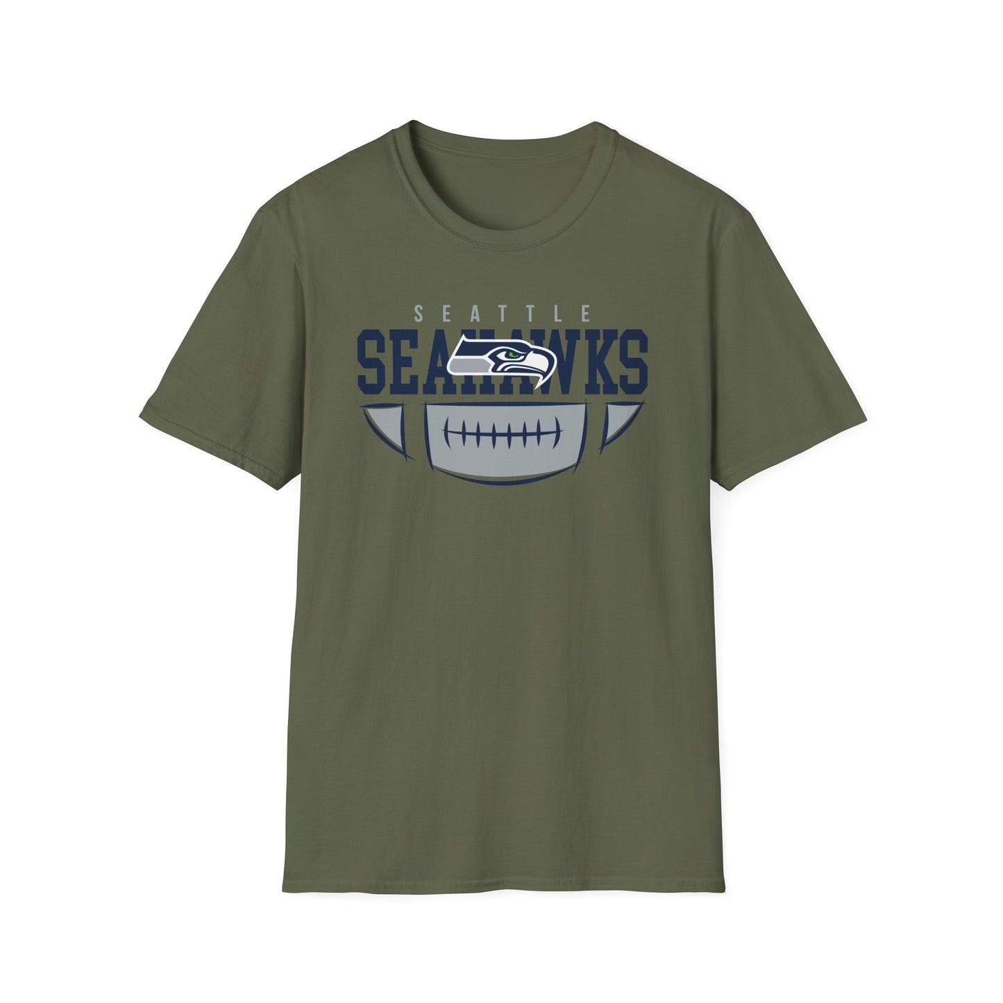 Seattle Seahawks Unisex Softstyle T-Shirt | NFL Fan Apparel, Game Day Shirt, Sports Gift, Casual Wear, Team Spirit Tee