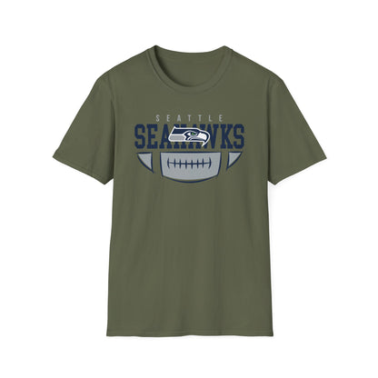 Seattle Seahawks Unisex Softstyle T-Shirt | NFL Fan Apparel, Game Day Shirt, Sports Gift, Casual Wear, Team Spirit Tee