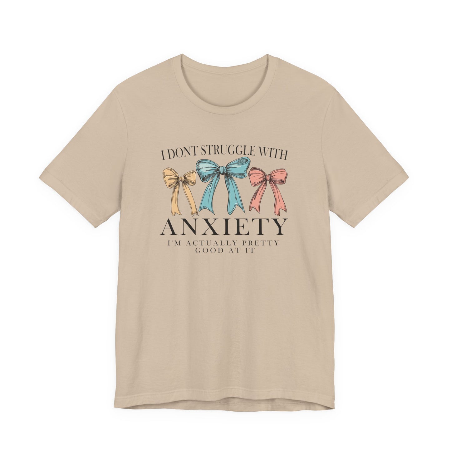 Anxiety Awareness Tee, Comfortable Unisex Shirt, Support Mental Health, Empowering Gift, Everyday Casual Wear