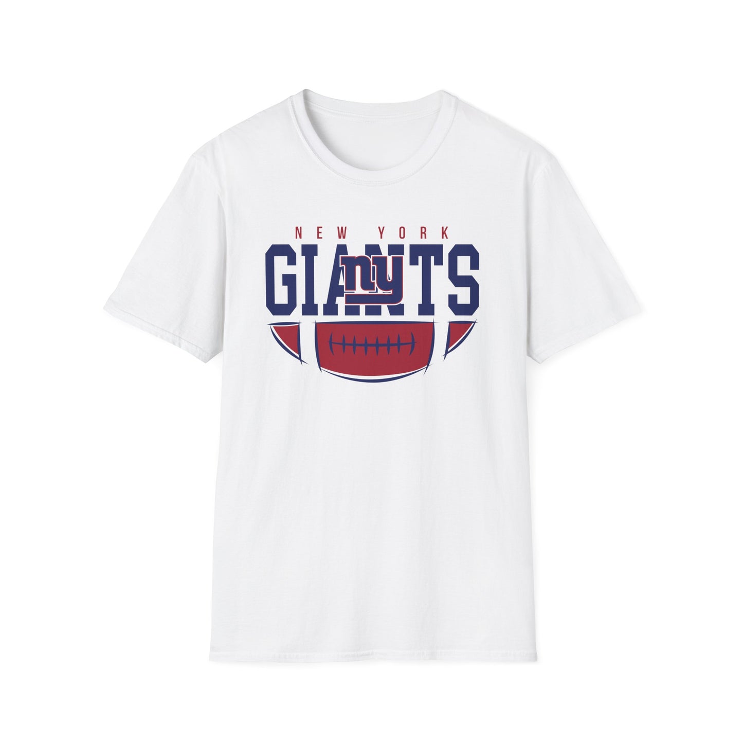 New York Giants Unisex Softstyle T-Shirt | NFL Fan Gear, Game Day Apparel, Sports Merchandise, Casual Wear, Gift for Football Lovers