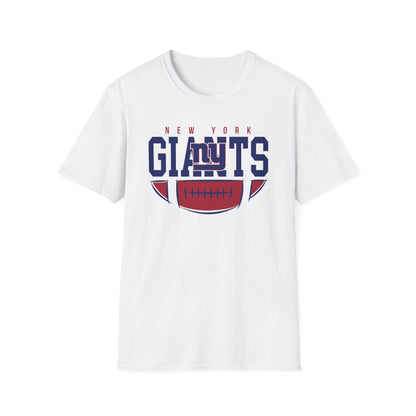 New York Giants Unisex Softstyle T-Shirt | NFL Fan Gear, Game Day Apparel, Sports Merchandise, Casual Wear, Gift for Football Lovers