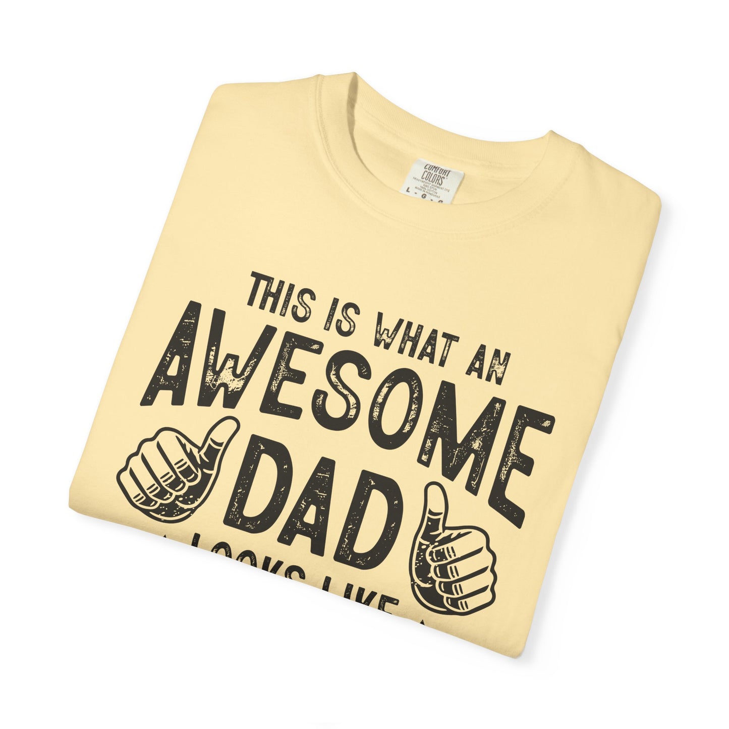 Awesome Dad Unisex T-Shirt - Perfect Gift for Father's Day, Dads, Family Gatherings, Fun and Casual Wear, Gifts for Him