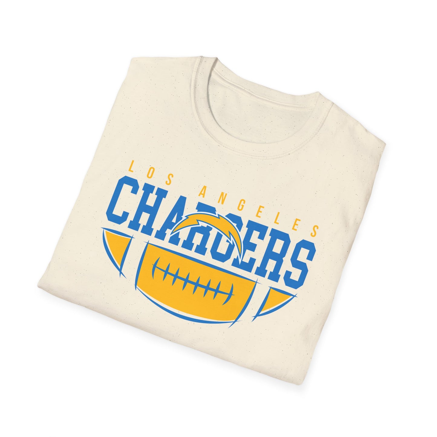 Unisex Softstyle T-Shirt - Chargers Football Pride, Casual Wear, Game Day Tee, Sports Fan Shirt, Gift for Him/Her