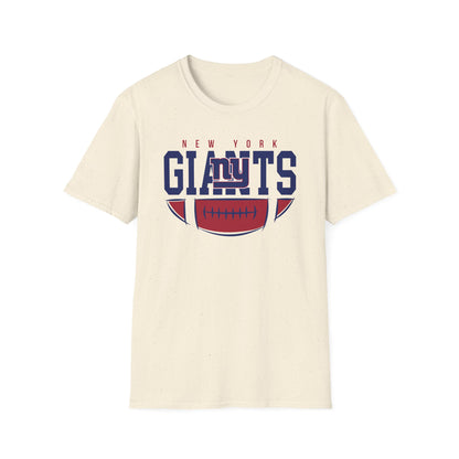 New York Giants Unisex Softstyle T-Shirt | NFL Fan Gear, Game Day Apparel, Sports Merchandise, Casual Wear, Gift for Football Lovers