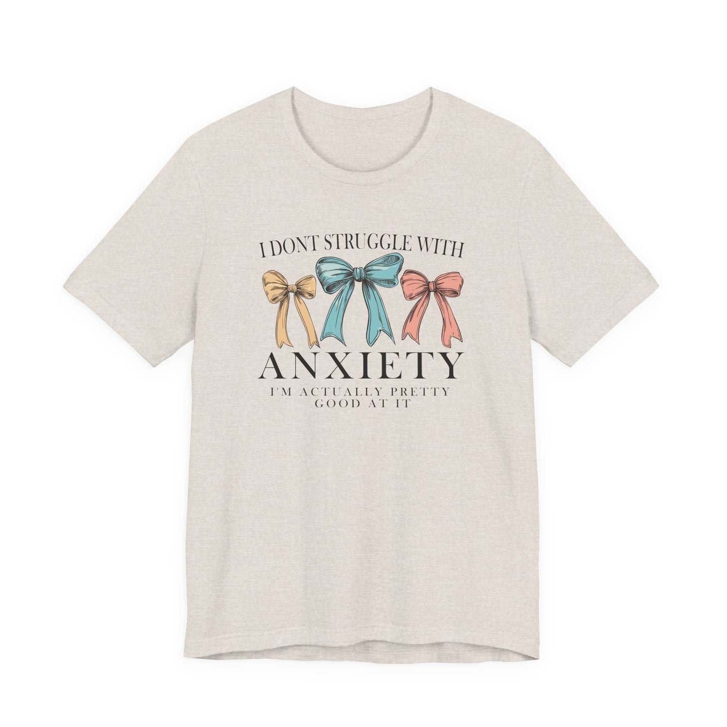 Anxiety Awareness Tee, Comfortable Unisex Shirt, Support Mental Health, Empowering Gift, Everyday Casual Wear