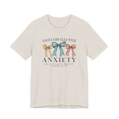 Anxiety Awareness Tee, Comfortable Unisex Shirt, Support Mental Health, Empowering Gift, Everyday Casual Wear