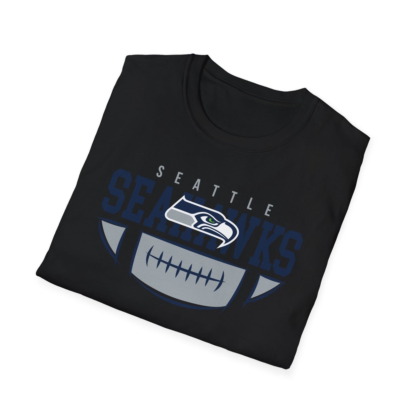 Seattle Seahawks Unisex Softstyle T-Shirt | NFL Fan Apparel, Game Day Shirt, Sports Gift, Casual Wear, Team Spirit Tee