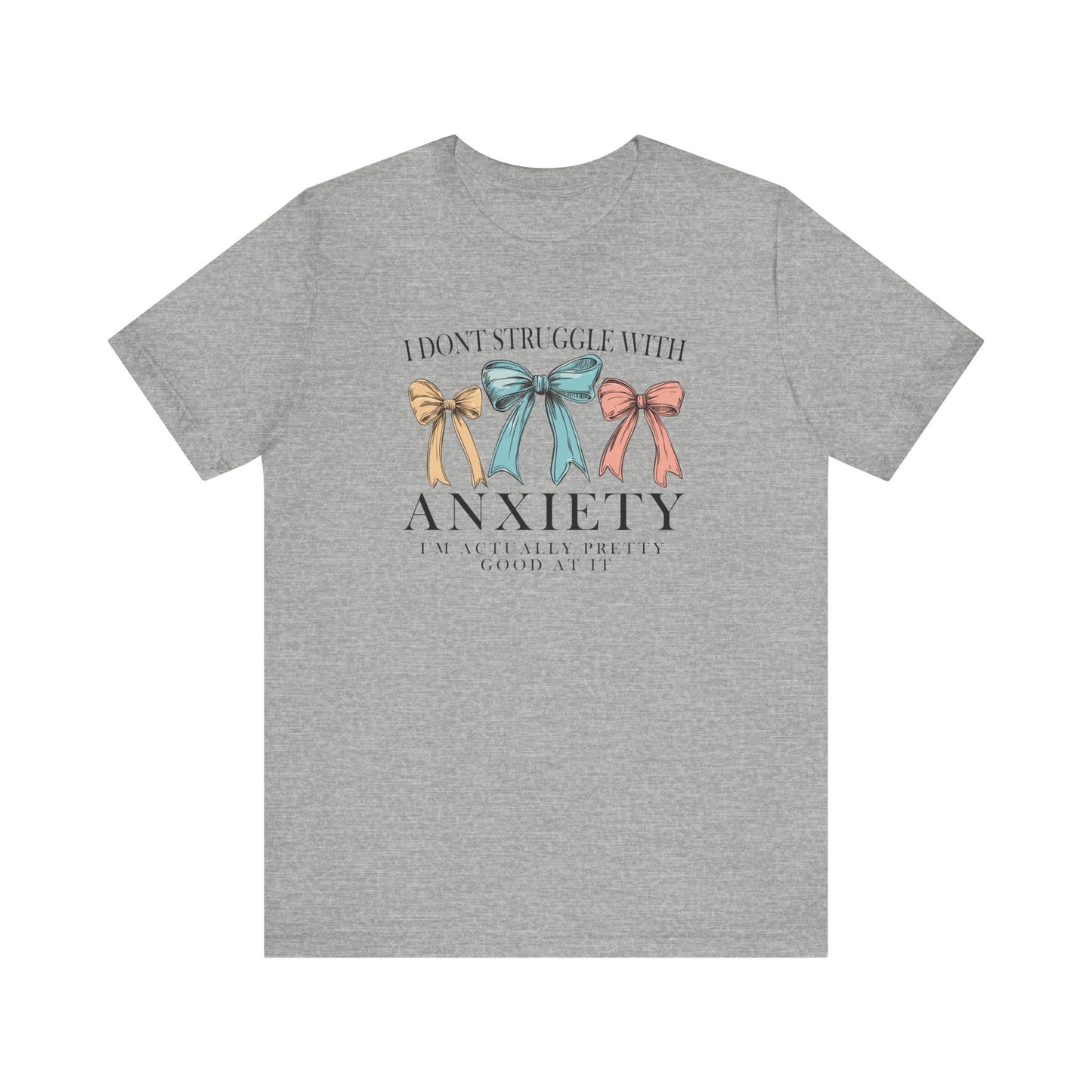 Anxiety Awareness Tee, Comfortable Unisex Shirt, Support Mental Health, Empowering Gift, Everyday Casual Wear