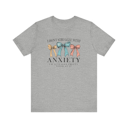 Anxiety Awareness Tee, Comfortable Unisex Shirt, Support Mental Health, Empowering Gift, Everyday Casual Wear