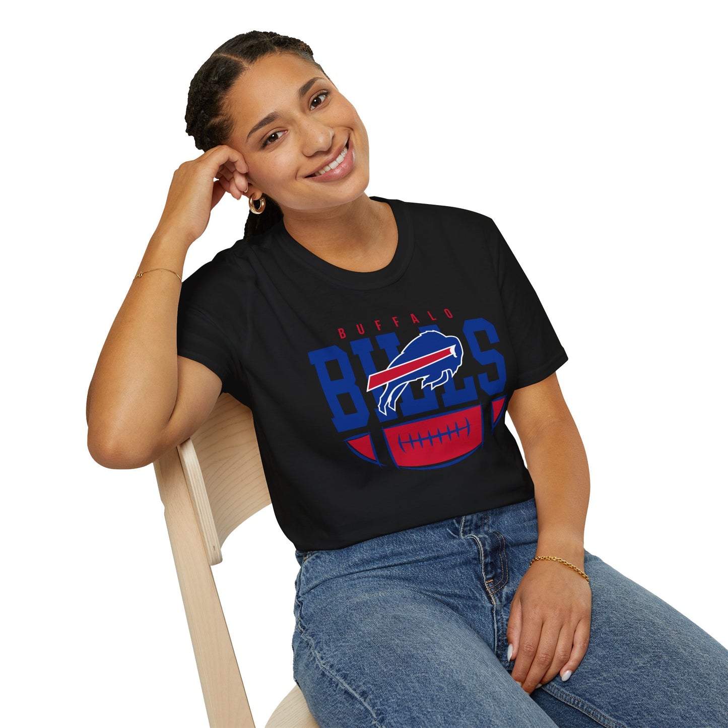 Buffalo Bills Unisex Softstyle T-Shirt | Game Day Attire, Sports Fan Apparel, Casual Wear, Gift for Sports Lovers