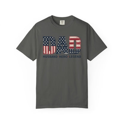 Patriotic Dad T-Shirt | Unisex Gift for Father's Day, American Hero Tee, Unique Dad Shirt, Casual Wear, Gift for Him