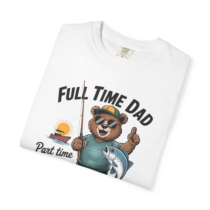 Relaxed Fisherman T-shirt for Dads, Perfect for Father's Day, Fishing Trips, Unisex Gift, Casual Wear, Summer Adventures