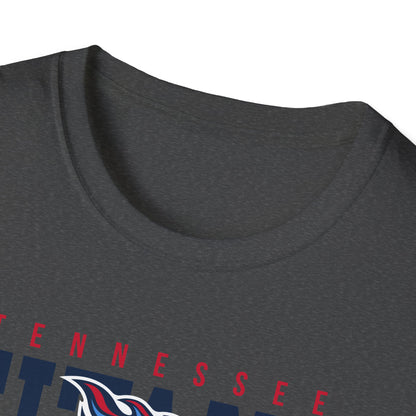 T-Shirt with Tennessee Titans Graphic, Perfect for Game Day, Sports Fans, Casual Wear, Gift for Him or Her, Unisex Apparel