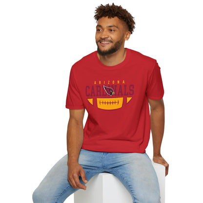 Arizona Cardinals Unisex Softstyle T-Shirt | Sports Fan Apparel, Game Day Top, Casual Wear, Gift for Him, Birthday Present