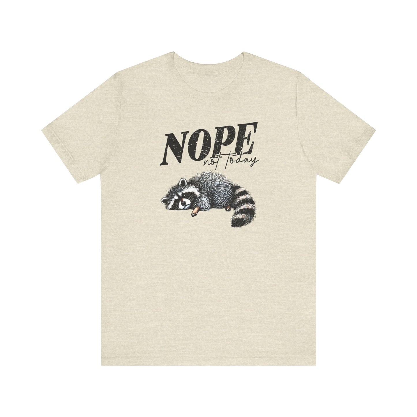 Funny Raccoon Tee | Unisex Jersey Short Sleeve Tee, Gift for Animal Lovers, Casual Wear, Eco-friendly Clothing, Humorous Gift