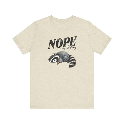 Funny Raccoon Tee | Unisex Jersey Short Sleeve Tee, Gift for Animal Lovers, Casual Wear, Eco-friendly Clothing, Humorous Gift