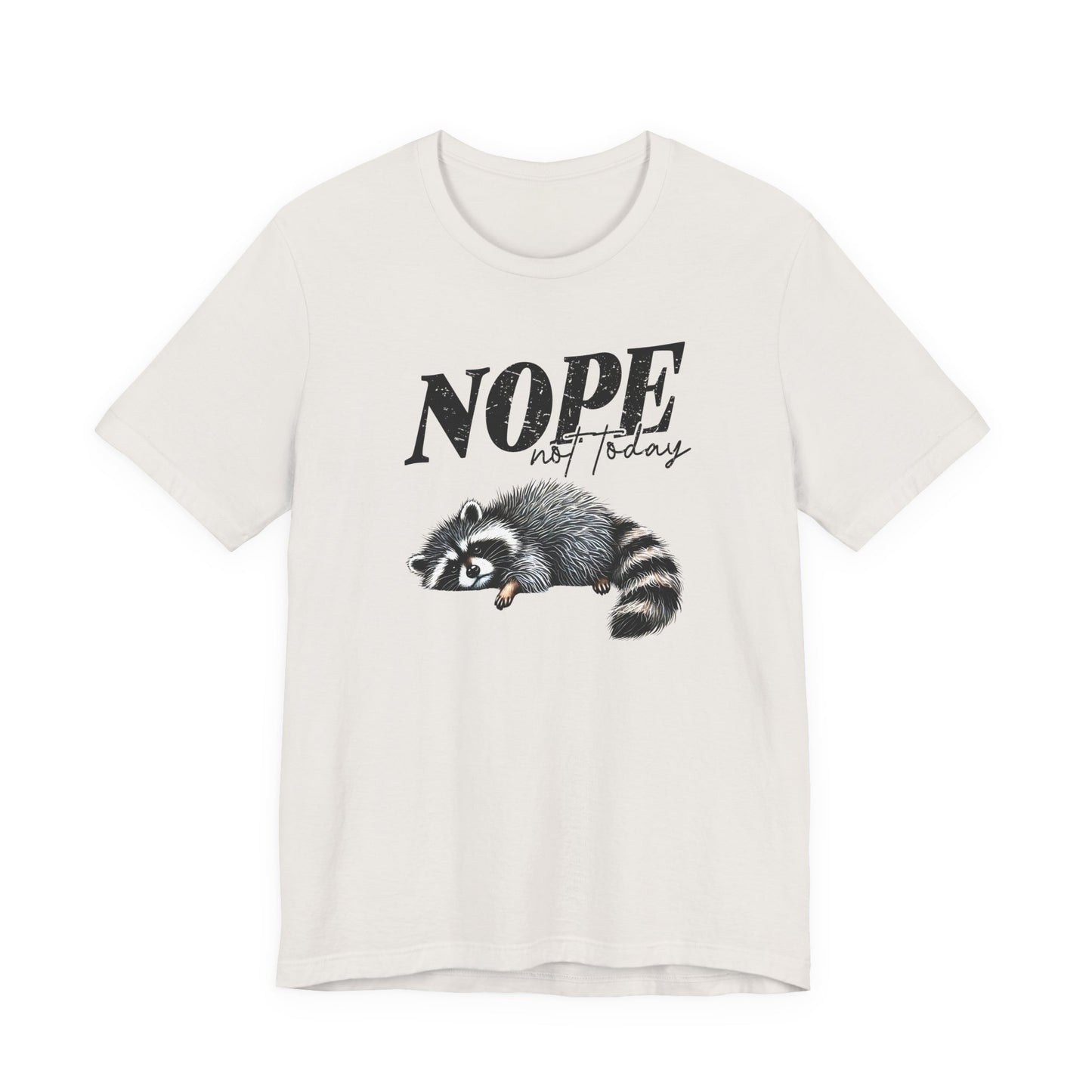 Funny Raccoon Tee | Unisex Jersey Short Sleeve Tee, Gift for Animal Lovers, Casual Wear, Eco-friendly Clothing, Humorous Gift