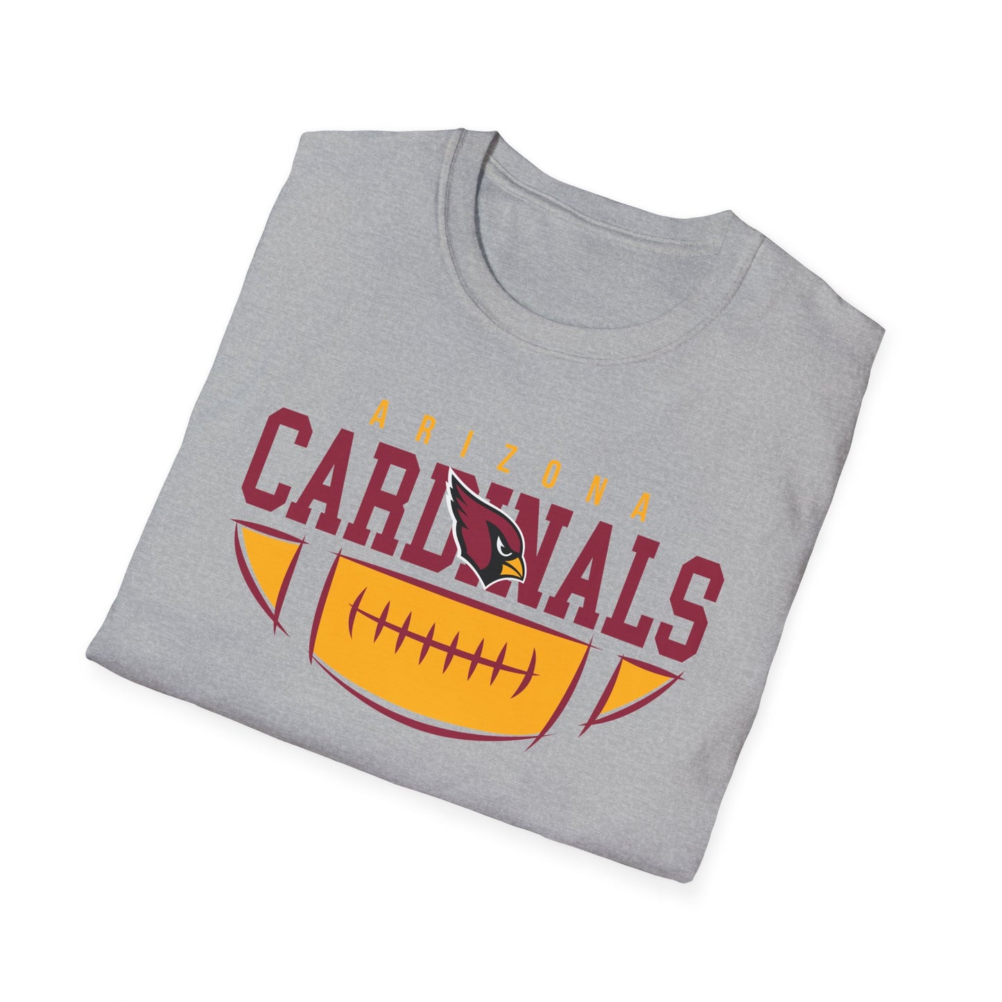 Arizona Cardinals Unisex Softstyle T-Shirt | Sports Fan Apparel, Game Day Top, Casual Wear, Gift for Him, Birthday Present