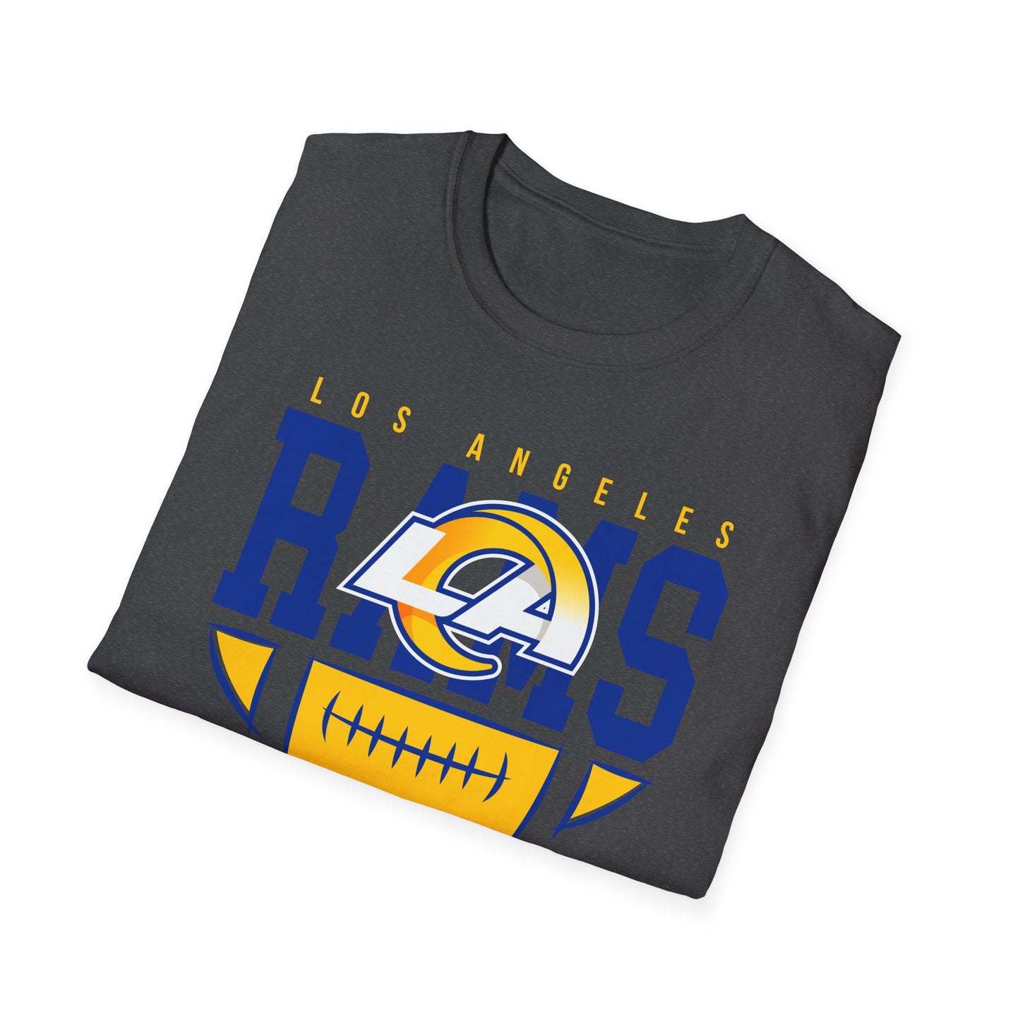 Los Angeles Rams Unisex Softstyle T-Shirt, Football Fan Apparel, Game Day Outfit, Sports Gift, Casual Wear, Team Spirit Tee