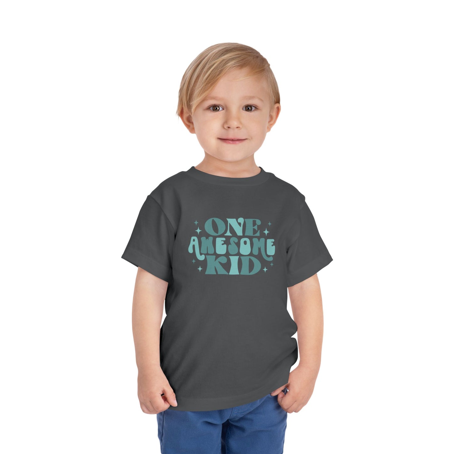 Awesome Kid Toddler Tee, Cute Toddler T-Shirt, Birthday Gift for Kids, Fun Kids Apparel, One Awesome Kid Shirt, Playful Kids Outfit