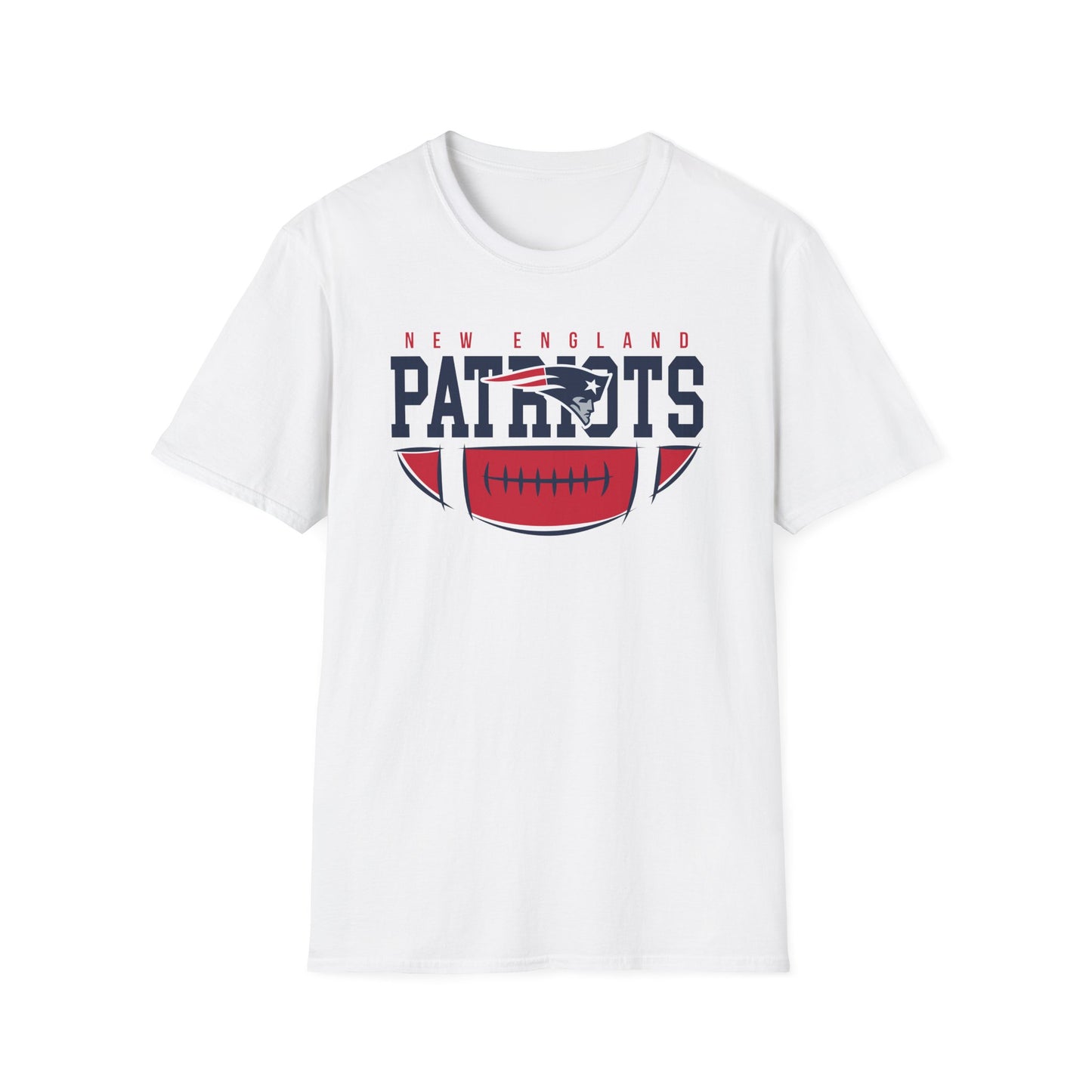 New England Patriots Unisex Softstyle T-Shirt | Sports Apparel, Game Day Outfit, Gift for Fans, Comfortable Tee, NFL Merchandise