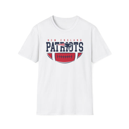 New England Patriots Unisex Softstyle T-Shirt | Sports Apparel, Game Day Outfit, Gift for Fans, Comfortable Tee, NFL Merchandise