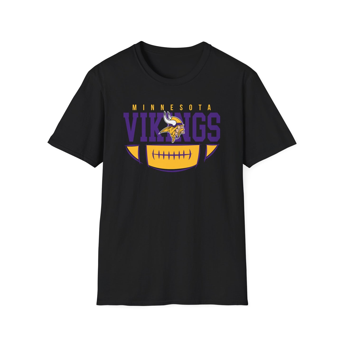 Minnesota Vikings Unisex T-Shirt - Softstyle Tee for Fans, Game Day Outfit, Unique Gift, Sports Apparel, Team Merchandise