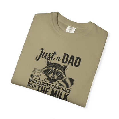Just a Dad Garment-Dyed T-Shirt, Father’s Day Gift, Casual Wear, Dad Humor Tee, Gift for New Dads, Funny Tee for Dads