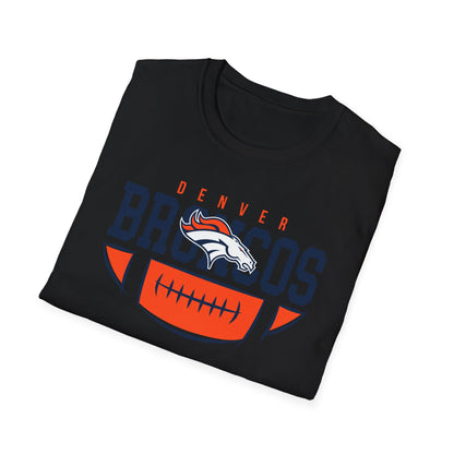 Denver Broncos Unisex Softstyle T-Shirt, Football Tee, Game Day Shirt, Sports Apparel, Fan Gear, Gift for Sports Lovers