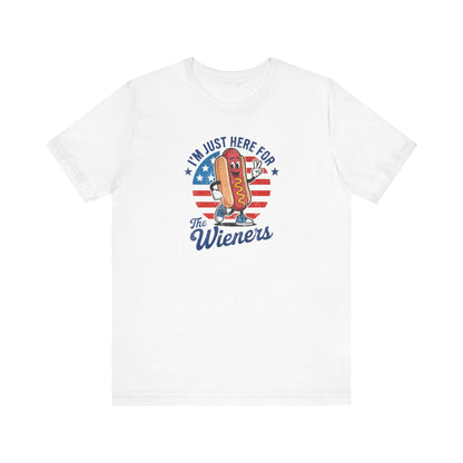 Fun Hot Dog Graphic Tee, Casual Summer Shirt, Family BBQ Outfit, July 4th Celebration Top, Foodie Gift, Unisex T-Shirt