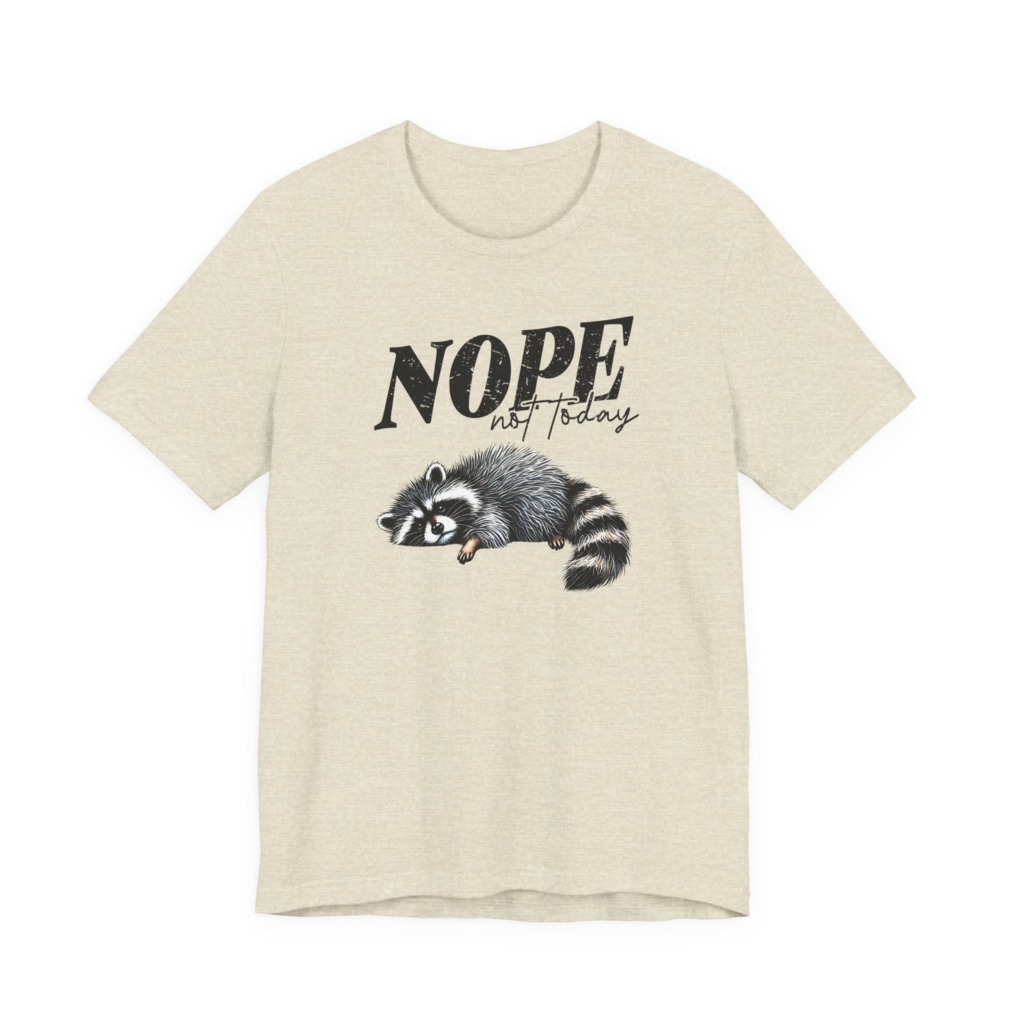 Funny Raccoon Tee | Unisex Jersey Short Sleeve Tee, Gift for Animal Lovers, Casual Wear, Eco-friendly Clothing, Humorous Gift