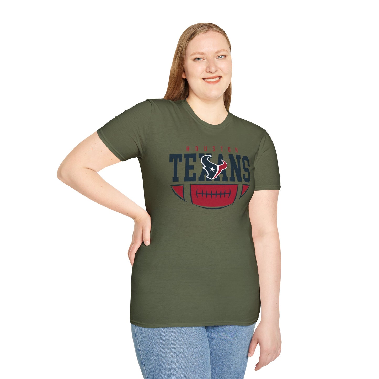 Houston Texans Fan Unisex T-Shirt – Perfect for Game Day, Sports Events, or Casual Wear, Gift for Football Lovers, Comfy Style